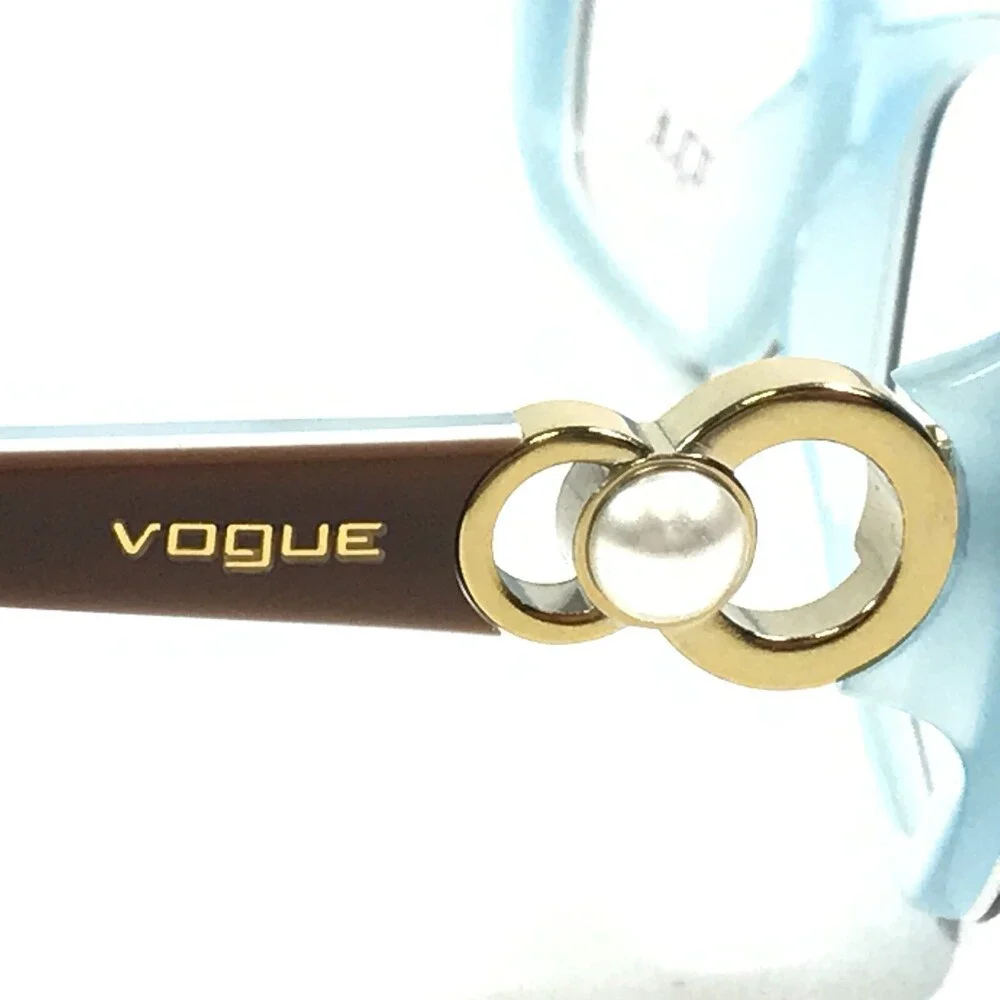 Vogue Eyeglasses Frames VO2808-H 2011 Brown Blue Cat Eye Full Rim 51-16-135